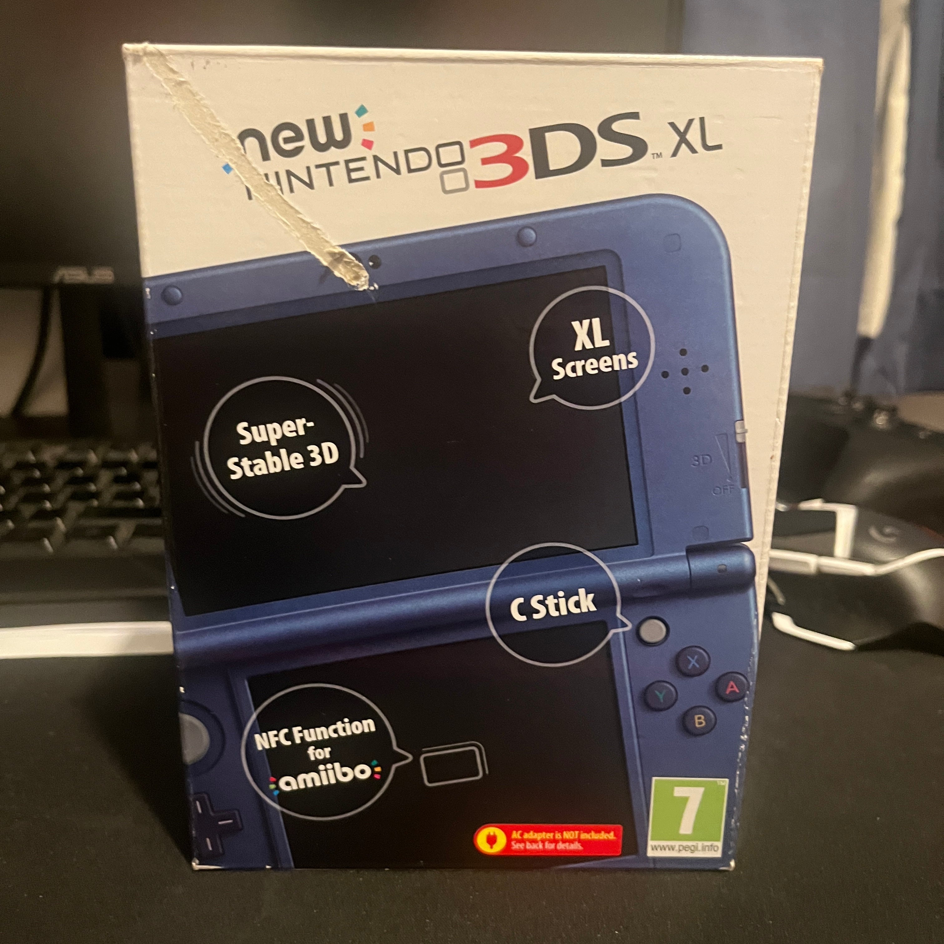 New 3ds xl console metallic blue boxed New 3ds xl console metallic blue boxed